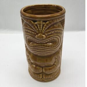 Ceramic Tiki Cup Made in Hawaii Germaines Luau